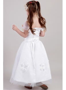 Discount Flower Girl Dresses with Cap Sleeves 2128