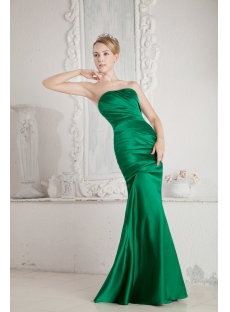 Green Sheath Evening Party Dress with Sweetheart