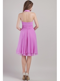 Halter Short Lilac Juniors Homecoming Dresses 2258