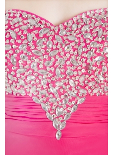 Hot Pink Princess Prom Dress 2013