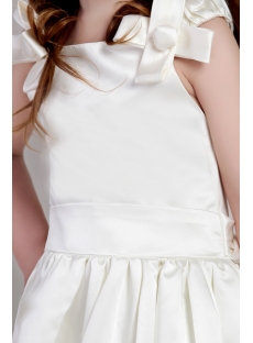 Ivory Cute Cheap Girl Party Dress 2098