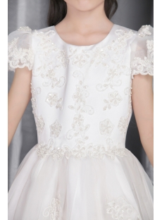 Ivory Mini Bridal Gowns for Little Girl 2517
