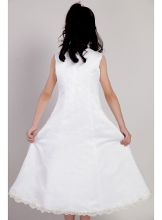 Ivory Tea Length Toddler Mini Bridal Dress 2155