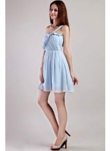 Light Blue Junior Prom Dresses Short Cheap 2291