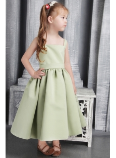 Lovely Green Flower Girl Dress 2463
