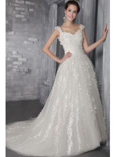 Luxurious Bridal Gown 2013 Fall with Low Back 2682