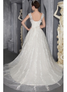 Luxurious Bridal Gown 2013 Fall with Low Back 2682