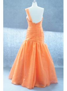 Mermaid Sweetheart Floor-Length Organza Prom Dress 02422