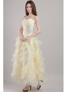 Modest Ankle Length Short Quinceanera Gown 2031