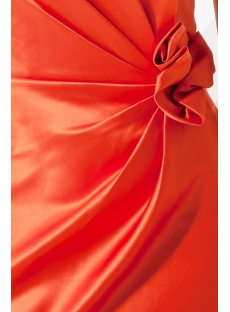 Orange Sheath Junior Prom Dresses 2013