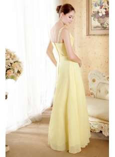 Perfect Yellow Prom Dresses Cheap V-neckline