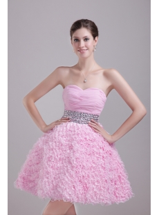 Pink Sweetheart Short Quinceanera Dress 1259