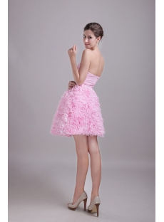 Pink Sweetheart Short Quinceanera Dress 1259