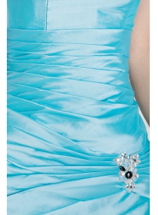 Pretty Long Turquoise 2011 Prom Dresses