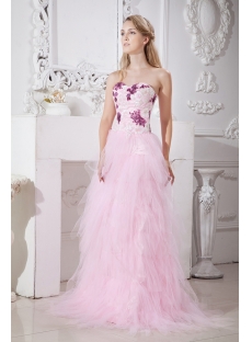 Romantic Pink Quinceanera Gown with Sweetheart