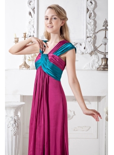 Special Colorful Evening Dress for Plus Size