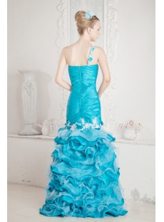 Tasteful One Shoulder Pretty Quinceanera Dress with Slit Front