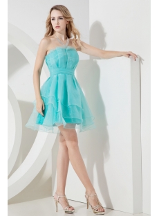 Turquoise Short Homecoming Dress Cheap
