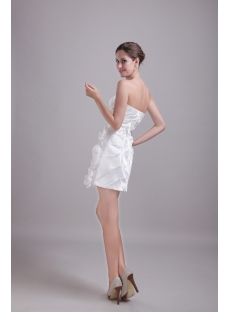 White Discount Mini Homecoming Dress 1217