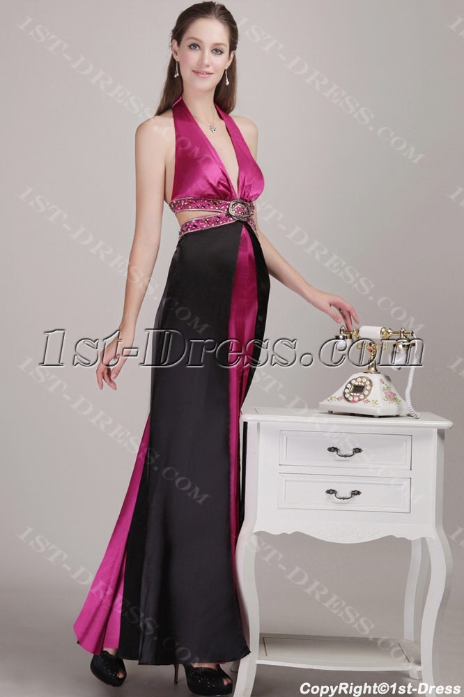 images/201306/big/Fuchsia-and-Black-Halter-Sexy-Evening-Dress-with-Open-Back-1789-b-1-1370782052.jpg