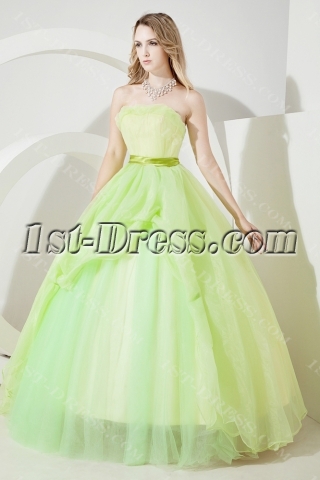 Green Cheap Quince  Gown under  200  1st dress  com