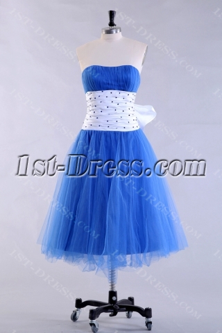 Junior Short Cocktail Party Dress with Bow