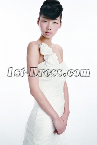 Simple Spring 2012 Wedding Dress with Strap
