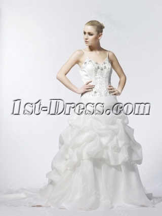 Straps Haute Couture Wedding Dresses 2013
