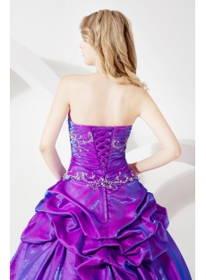 2012 Modest Purple Quinceanera Dresses with Short Jacket
