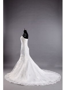 2013 Classic Beaded Lace Sheath Wedding Dresses