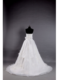 A Line Princess Wedding Dresses with Strapless