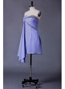Blue Short Homecoming Dress for Plus Size