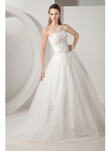 Cheap Elegant Ball Gown Wedding Dress 2013