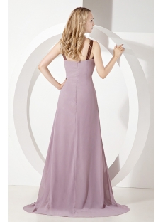 Cheap Lilac Scoop Chiffon Mother of Brides Dress
