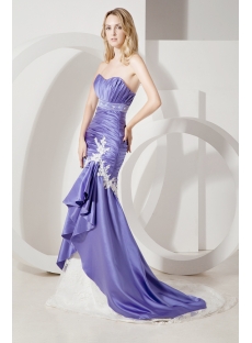 Colorful Unique Mermaid Bridal Gown with Sweetheart