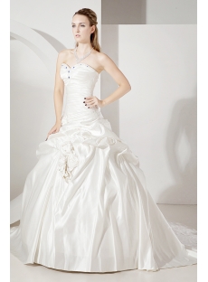 Drop Waist Western Wedding Dress 2012