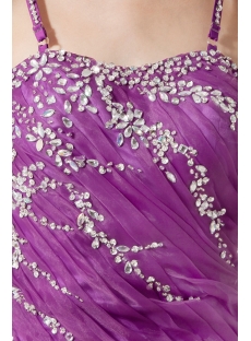 Grape Pretty Mermaid Prom Gown with Backless