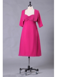 Hot Pink Mother of the Bride Dresses with Jackets