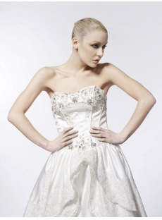 Ivory Classic Gothic Bridal Gown 2013