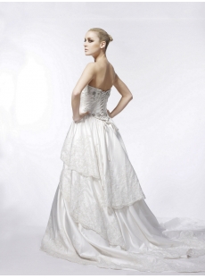 Ivory Classic Gothic Bridal Gown 2013