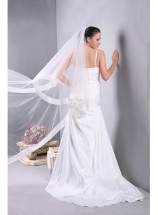 Ivory Simple Beach Flowy Wedding Dresses