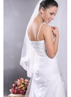 Ivory Simple Beach Flowy Wedding Dresses