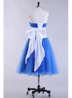 Junior Short Cocktail Party Dress with Bow