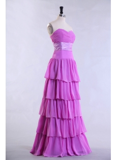 Lilac Long Pretty Prom Dress with Sweetheart