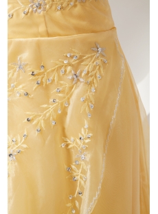 Long Daffodil Quinceanera Dresses Cheap 2012