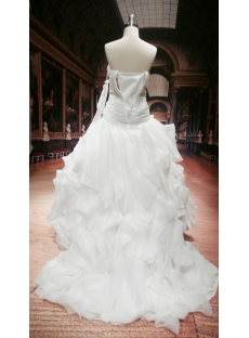 Low Waist Plus Size Elegant Bridal Gown