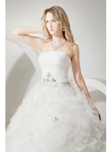 Luxury Floral Princess Bridal Gown Dress