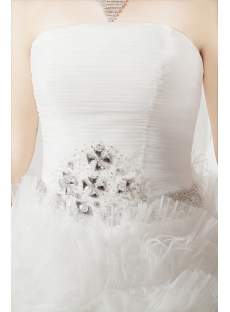 Luxury Floral Princess Bridal Gown Dress