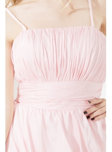 Mini Length Pink Straps Homecoming Dress