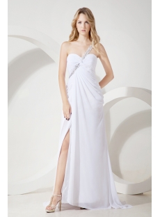 White Sexy Prom Dress for Summer